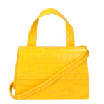 Borsa a mano da donna Pelle goffrata MYB-7036-SS-C04 GIALLO My Best Bag