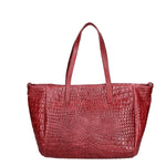 Lorella Borsa a spalla da donna Vera pelle croco 06499-037 BORDO Gave Lux
