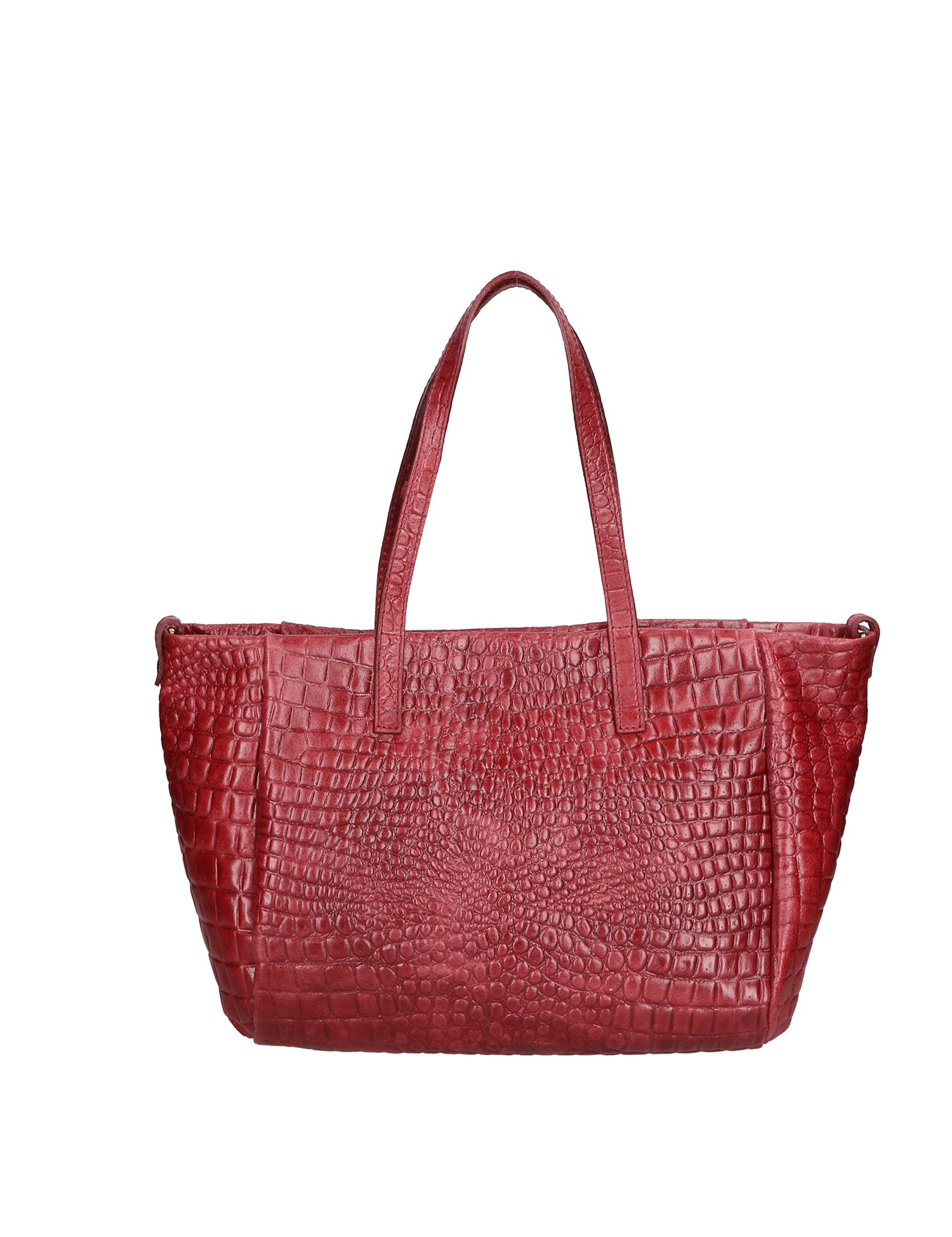 Lorella Borsa a spalla da donna Vera pelle croco 06499-037 BORDO Gave Lux