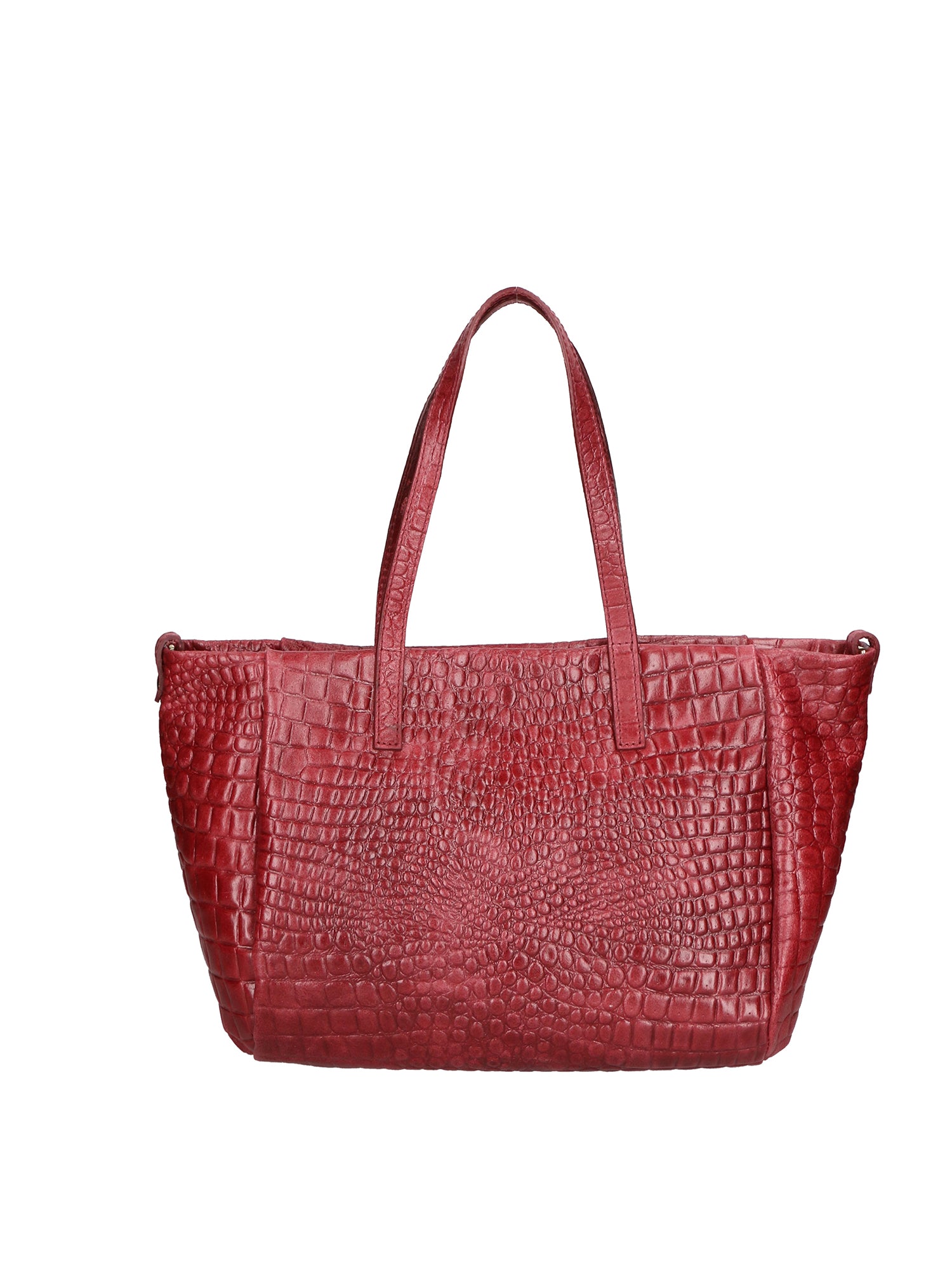 Lorella Borsa a spalla da donna Vera pelle croco 06499-037 BORDO Gave Lux