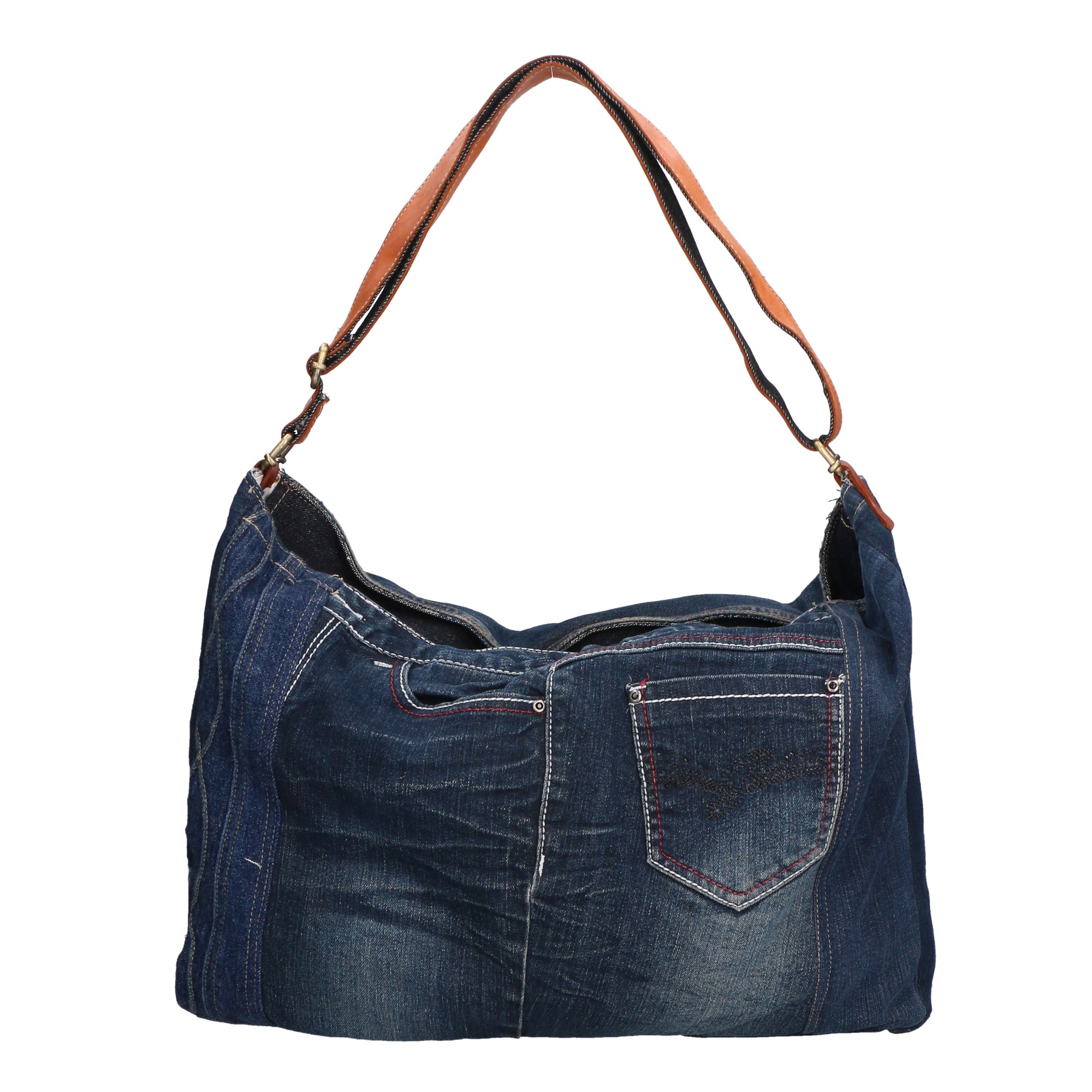 Jelena Borsa a spalla da donna 100% cotone 88111-JEANS 012 Gave Lux
