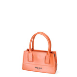 Borsa a mano da donna 100% Pvc FLAT-ENJOY-DARK RUST - SATIN CDF Marc Ellis