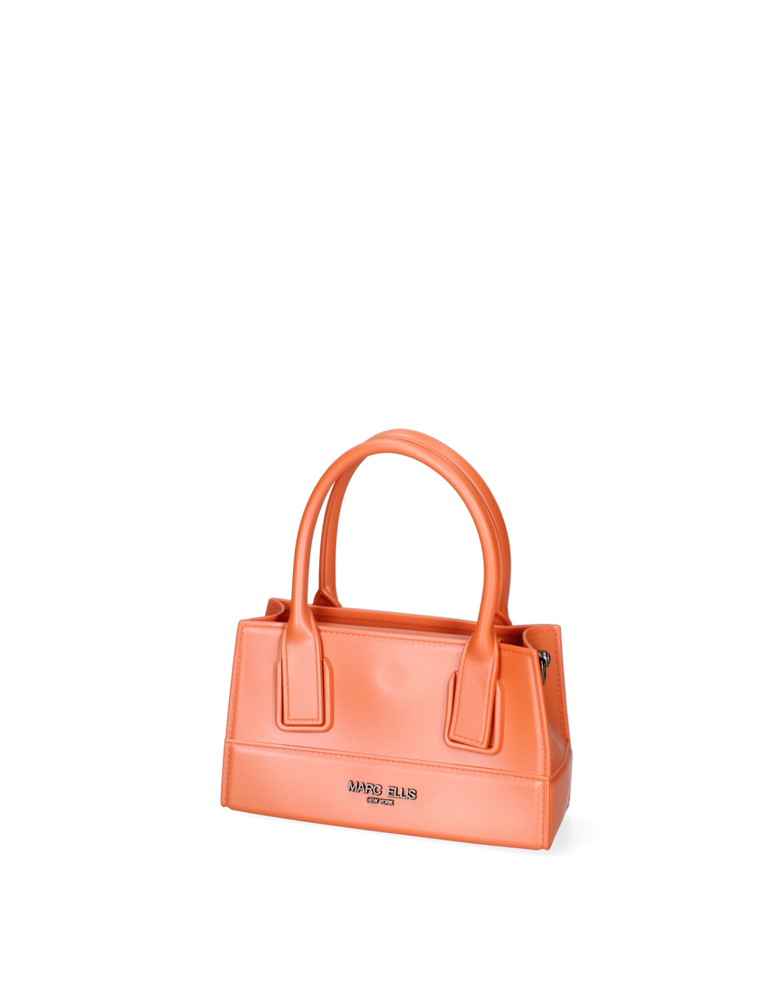 Borsa a mano da donna 100% Pvc FLAT-ENJOY-DARK RUST - SATIN CDF Marc Ellis