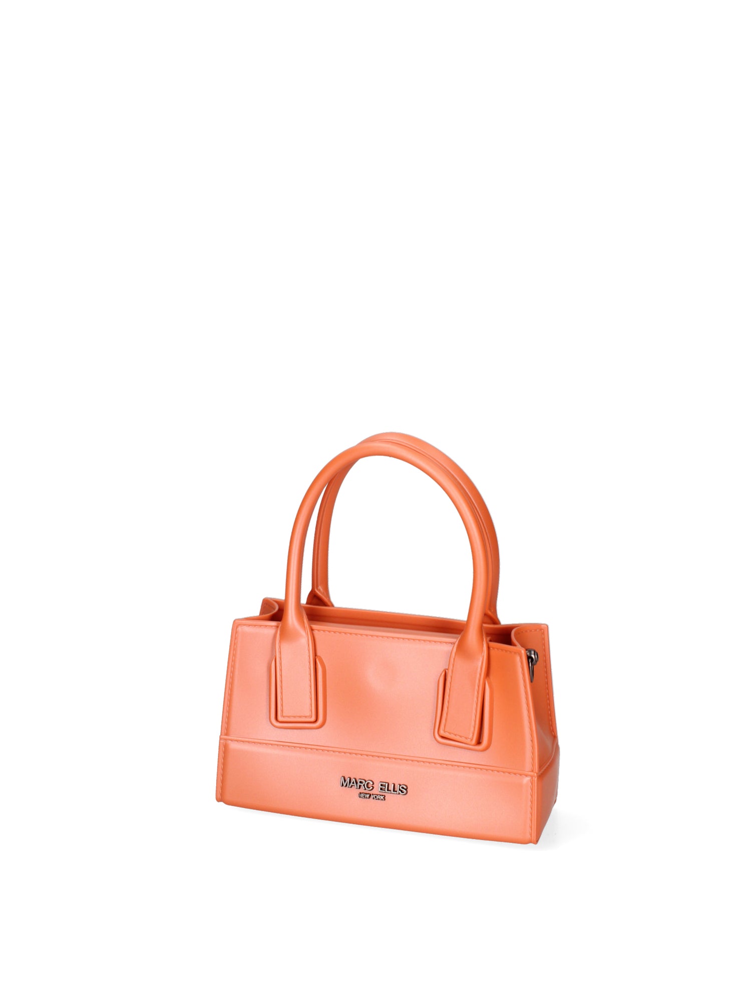 Borsa a mano da donna 100% Pvc FLAT-ENJOY-DARK RUST - SATIN CDF Marc Ellis