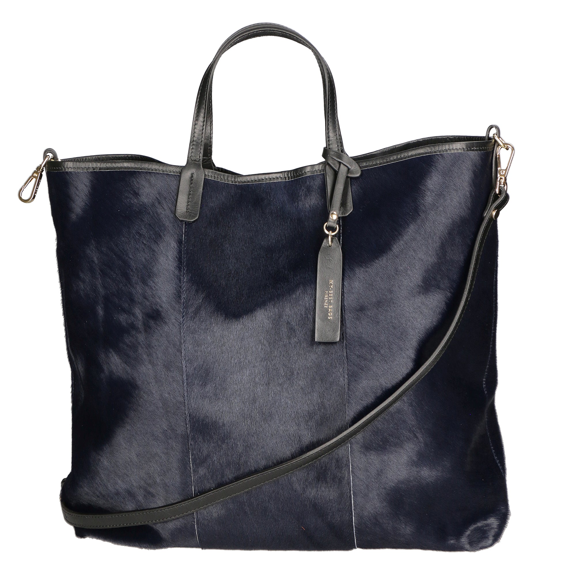 Borsa a mano da donna Vera pelle MYB-8053-FW-NOTTE My Best Bag