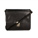 Bibiana Borsa a tracolla da donna Vera pelle 10018 1107-NERO BLACK Gave Lux