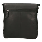 Borsa a tracolla da uomo 100% vera pelle HILB-3076-NERO Hill Burry