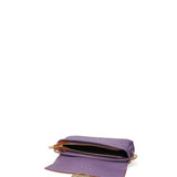 Wally Borsa a spalla da donna Vera pelle 06869-D87 VIOLET Gave Lux