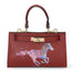 Noel Borsa a mano da donna Vera pelle 04265-D10 ROSSO SCURO DARK RED Gave Lux