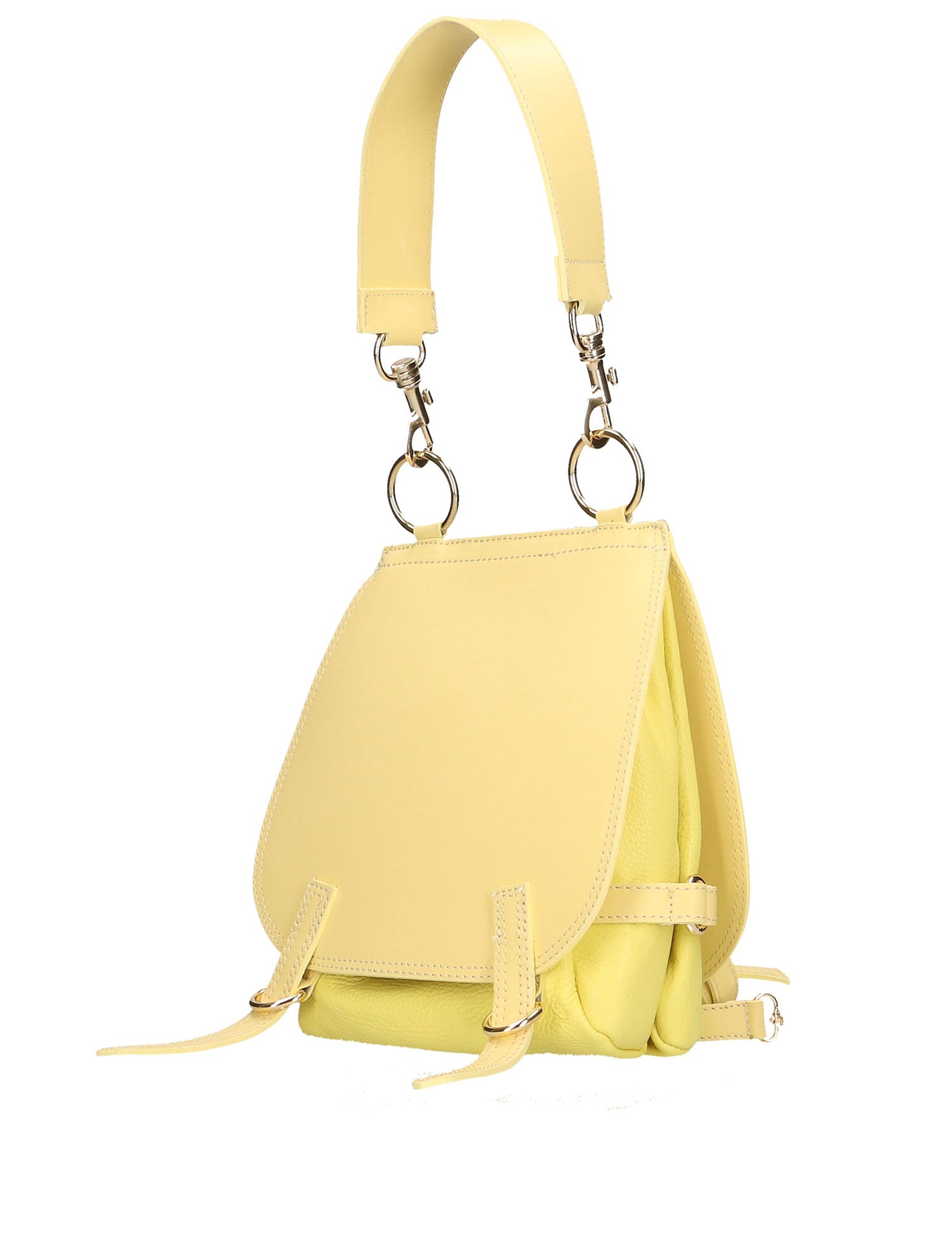 Lisetta Borsa a tracolla da donna Vera pelle 8683-GIALLO Gave Lux