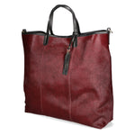 Borsa a mano da donna Vera pelle MYB-8053-FW-BORGOGNA My Best Bag