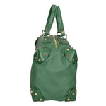 Borsa a mano da donna 100% pelle artigianale MYB-6012-FW-VERDE+P622 VERDE My Best Bag