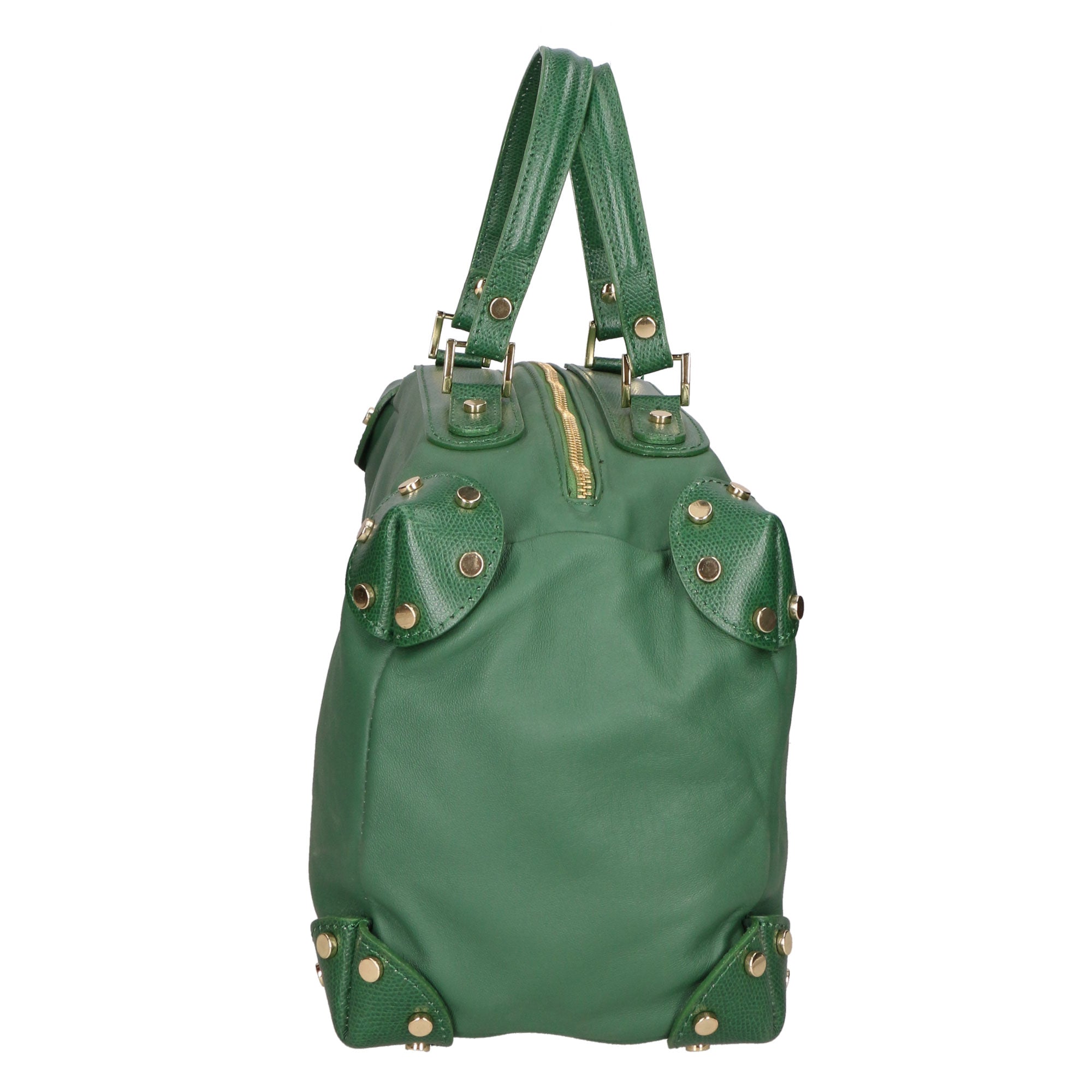 Borsa a mano da donna 100% pelle artigianale MYB-6012-FW-VERDE+P622 VERDE My Best Bag