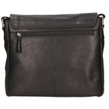 Borsa a tracolla unisex vera pelle 100% pelle SN5862247-BLACK Santini Firenze