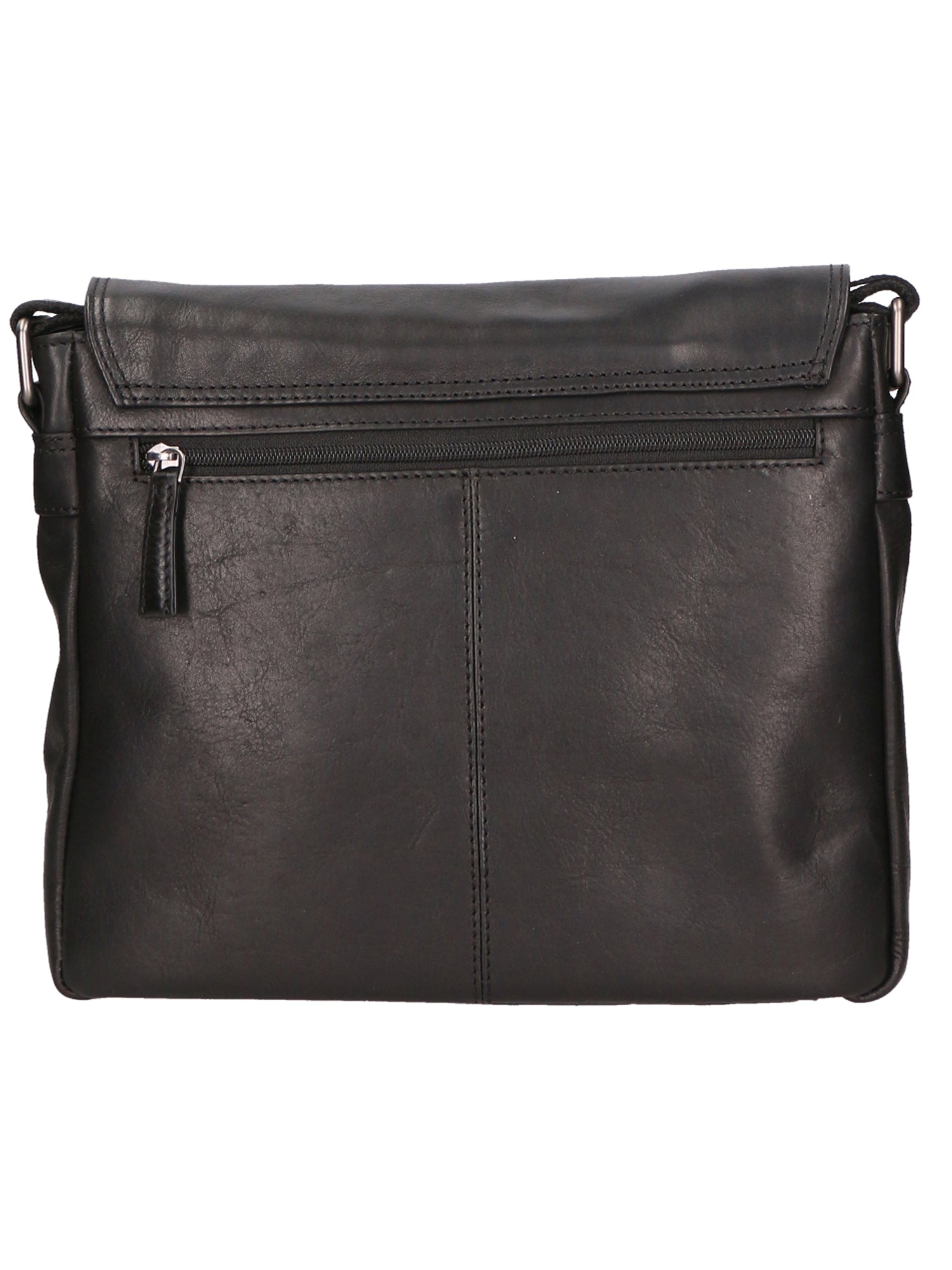 Borsa a tracolla unisex vera pelle 100% pelle SN5862247-BLACK Santini Firenze
