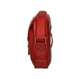 Borsa a tracolla da uomo Vera pelle RFID HILB-HT05-ROSSO Hill Burry