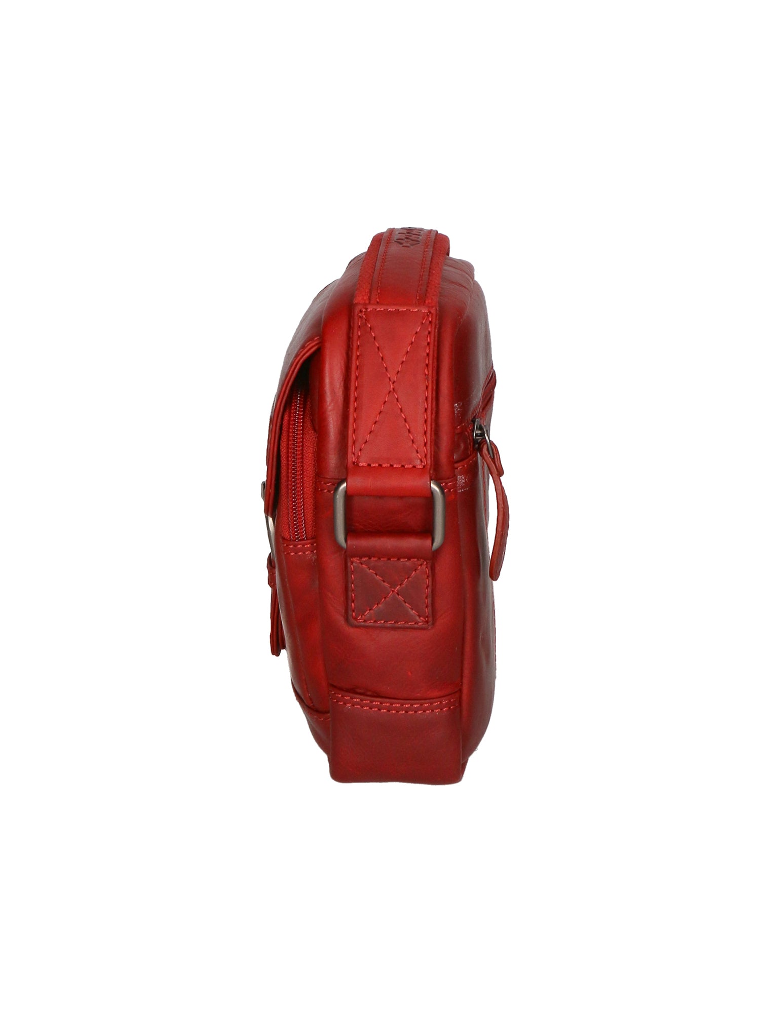 Borsa a tracolla da uomo Vera pelle RFID HILB-HT05-ROSSO Hill Burry