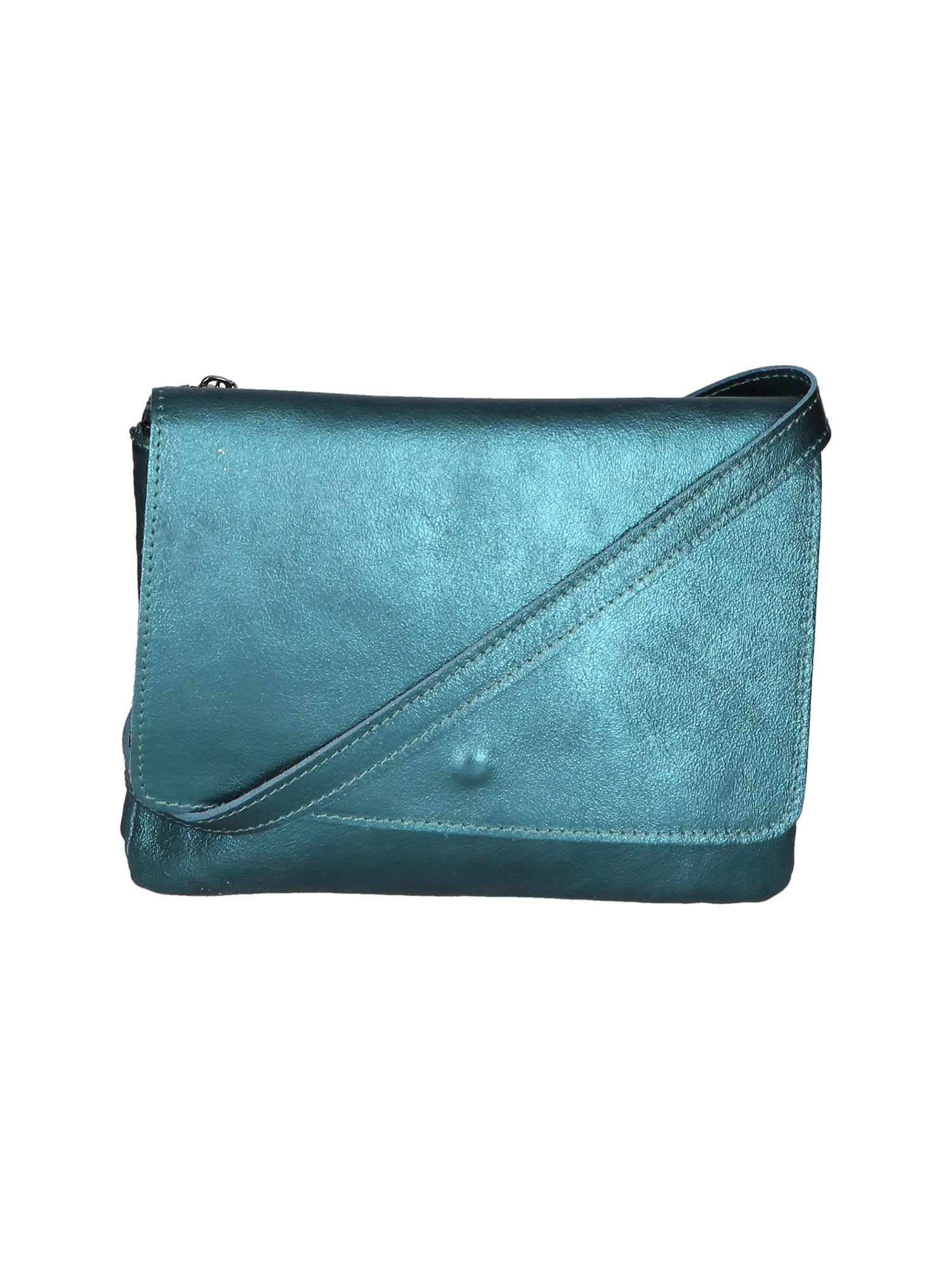 Angelica Pochette da donna Vera pelle 05413-L018 PETROLIO Gave Lux