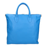 Ginny Borsa a spalla da donna Vera pelle 05981-D222 BLU ASTER Gave Lux