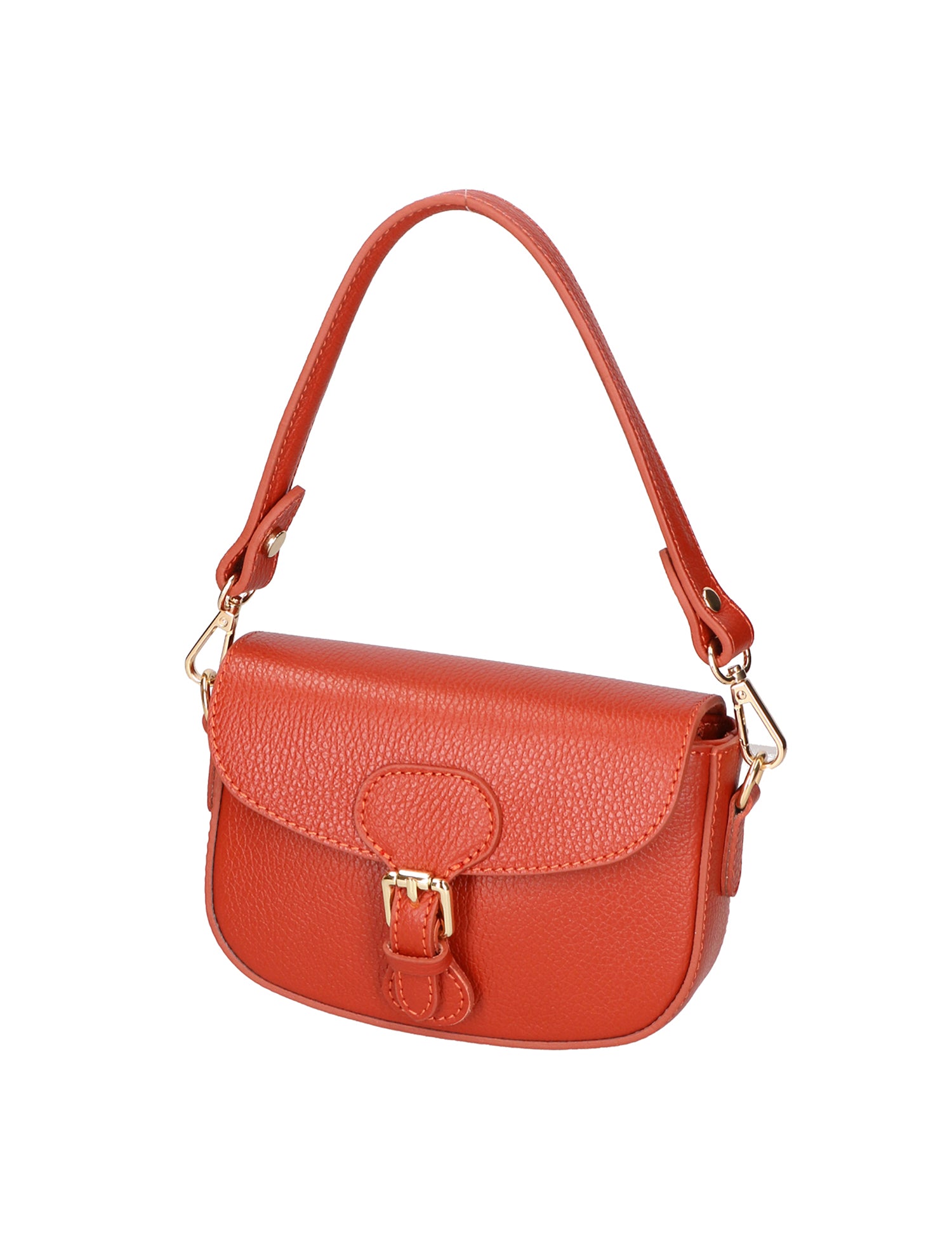 Viktoria Borsa a spalla da donna Vera pelle 06526-D61 MATTONE(HP) Gave Lux