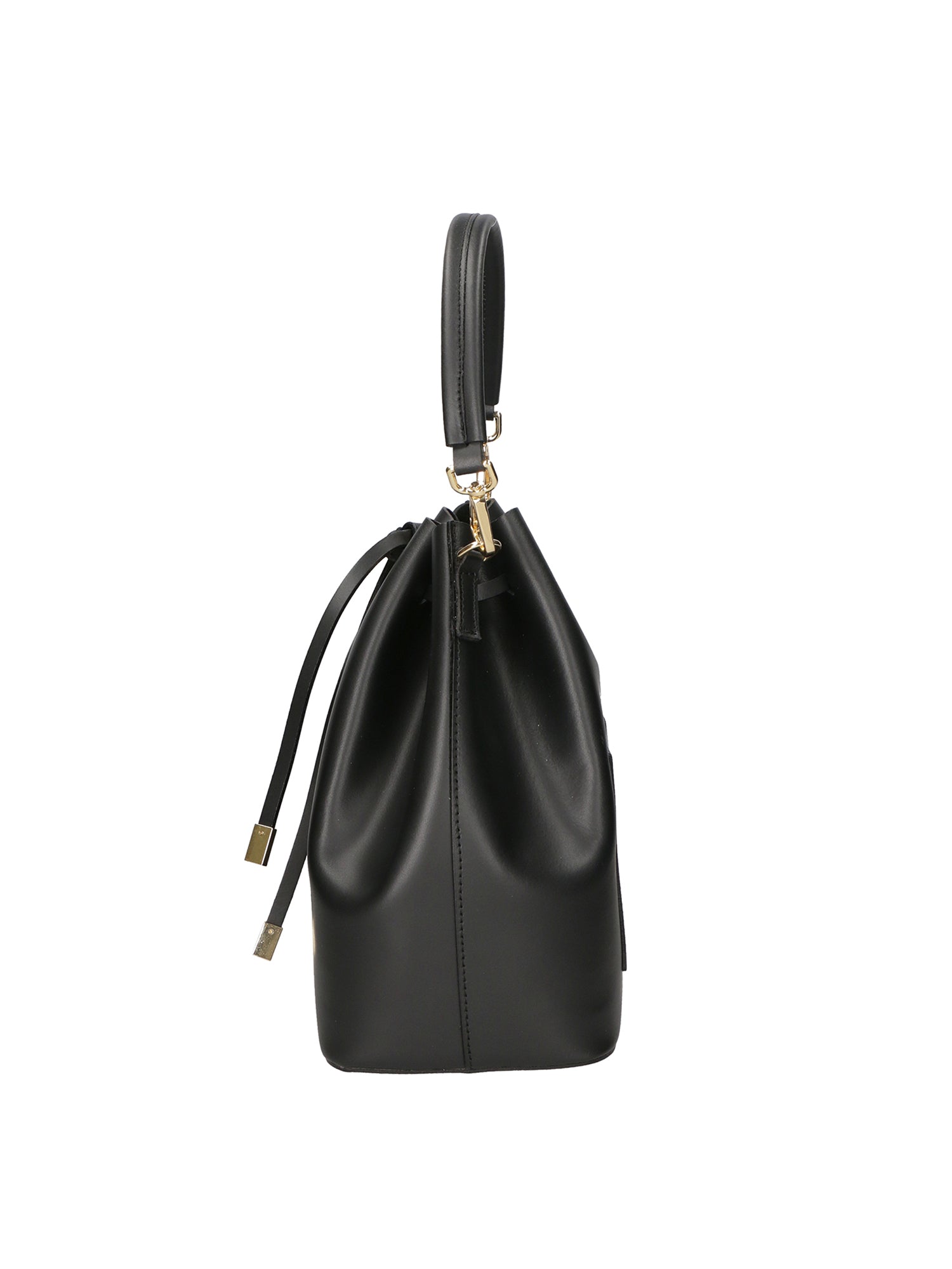 Erina Borsa a mano da donna Vera pelle 8073-P218 NERO Gave Lux