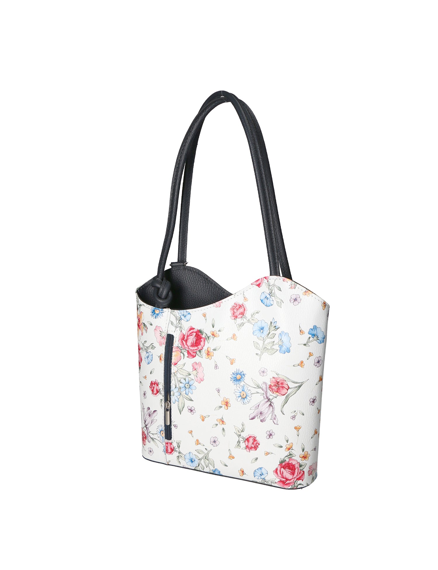 Elsa Borsa a spalla da donna Vera pelle 80056-D26 BLU SCURO DARK BLUE Gave Lux