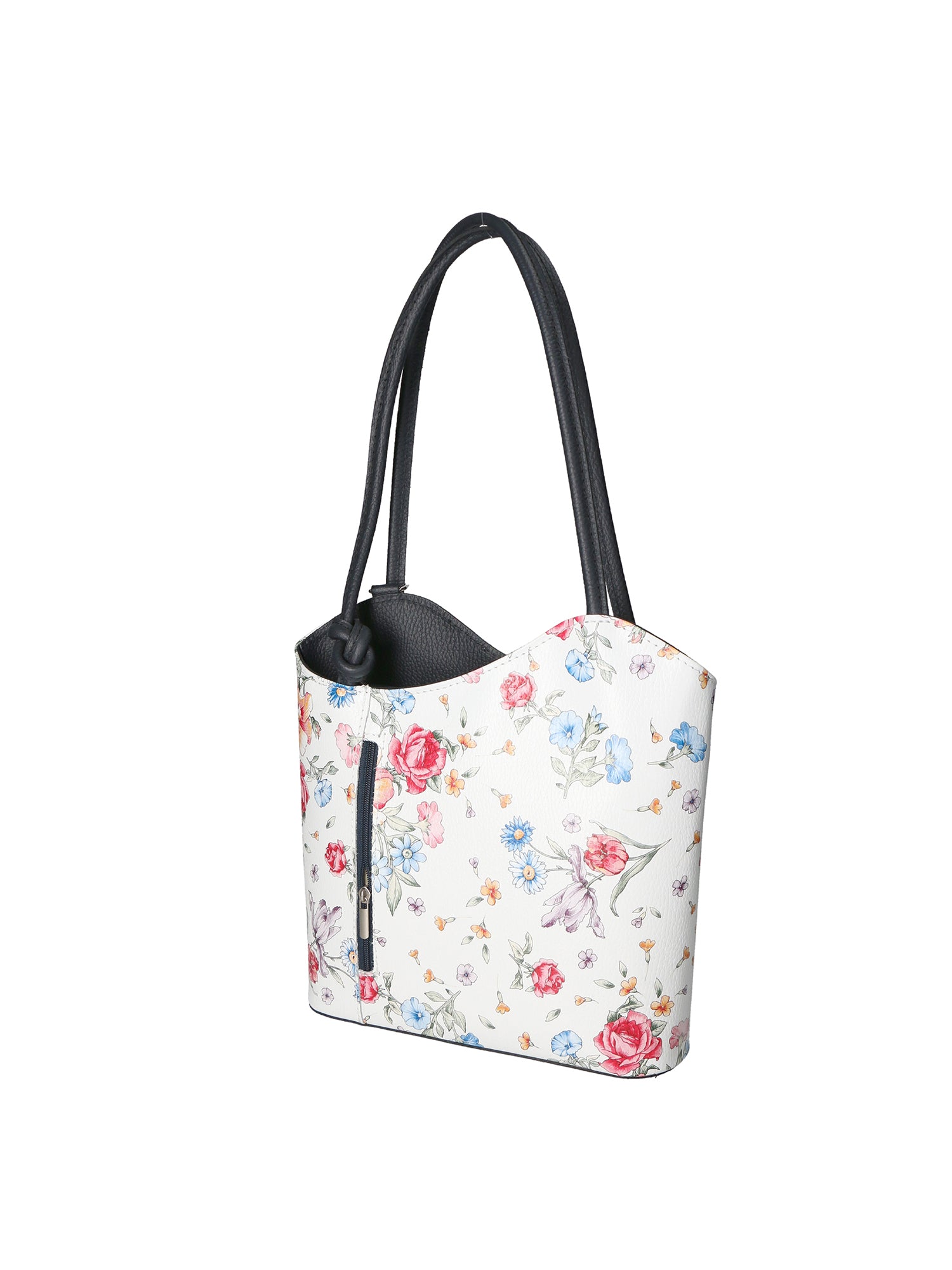 Elsa Borsa a spalla da donna Vera pelle 80056-D26 BLU SCURO DARK BLUE Gave Lux