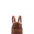 Zaino unisex in vera pelle 100% cotone 4460-MARRONE Alessia Firenze