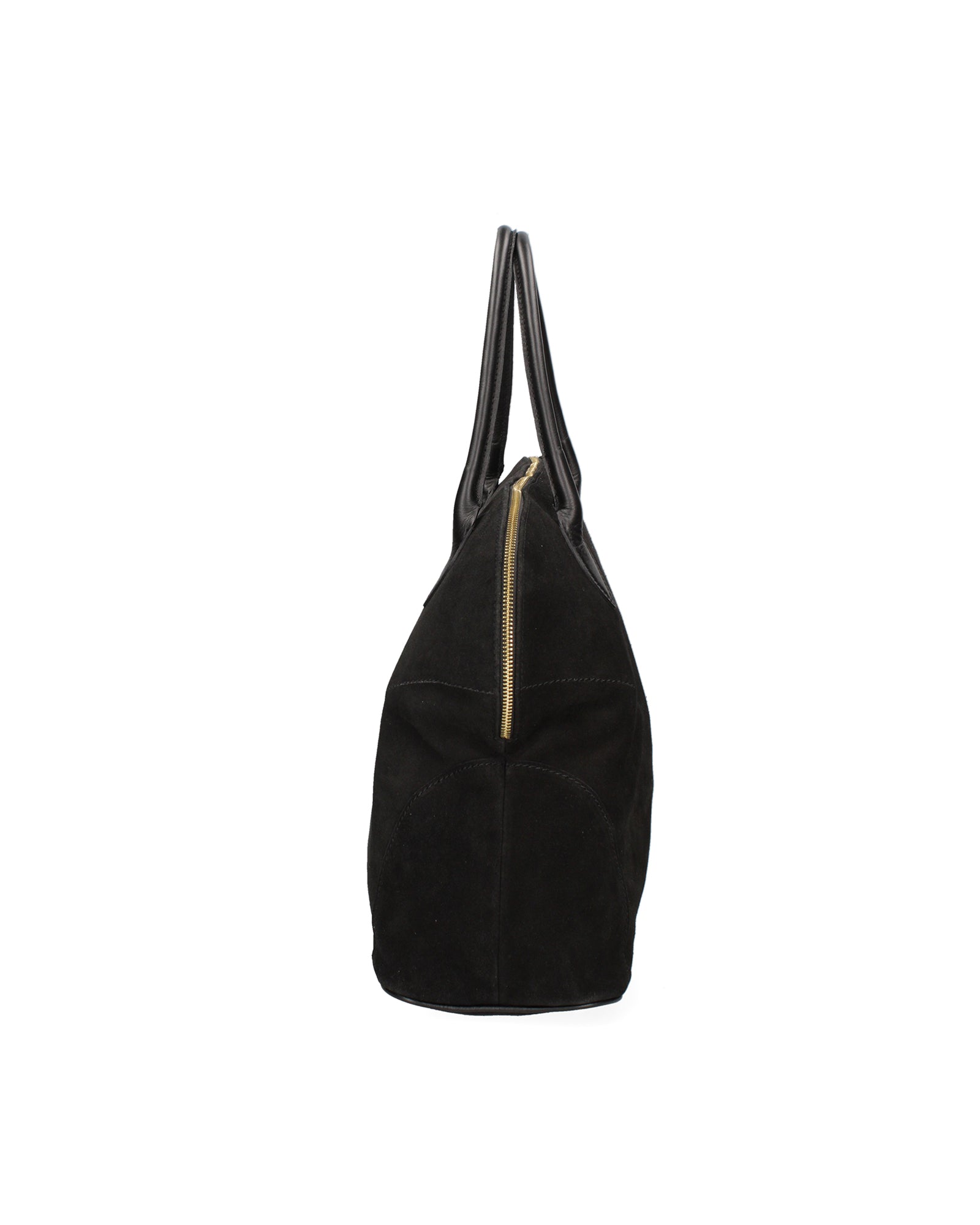 Borsa a mano da donna 100% pelle scamosciata MYB-6014-FW-NERO My Best Bag