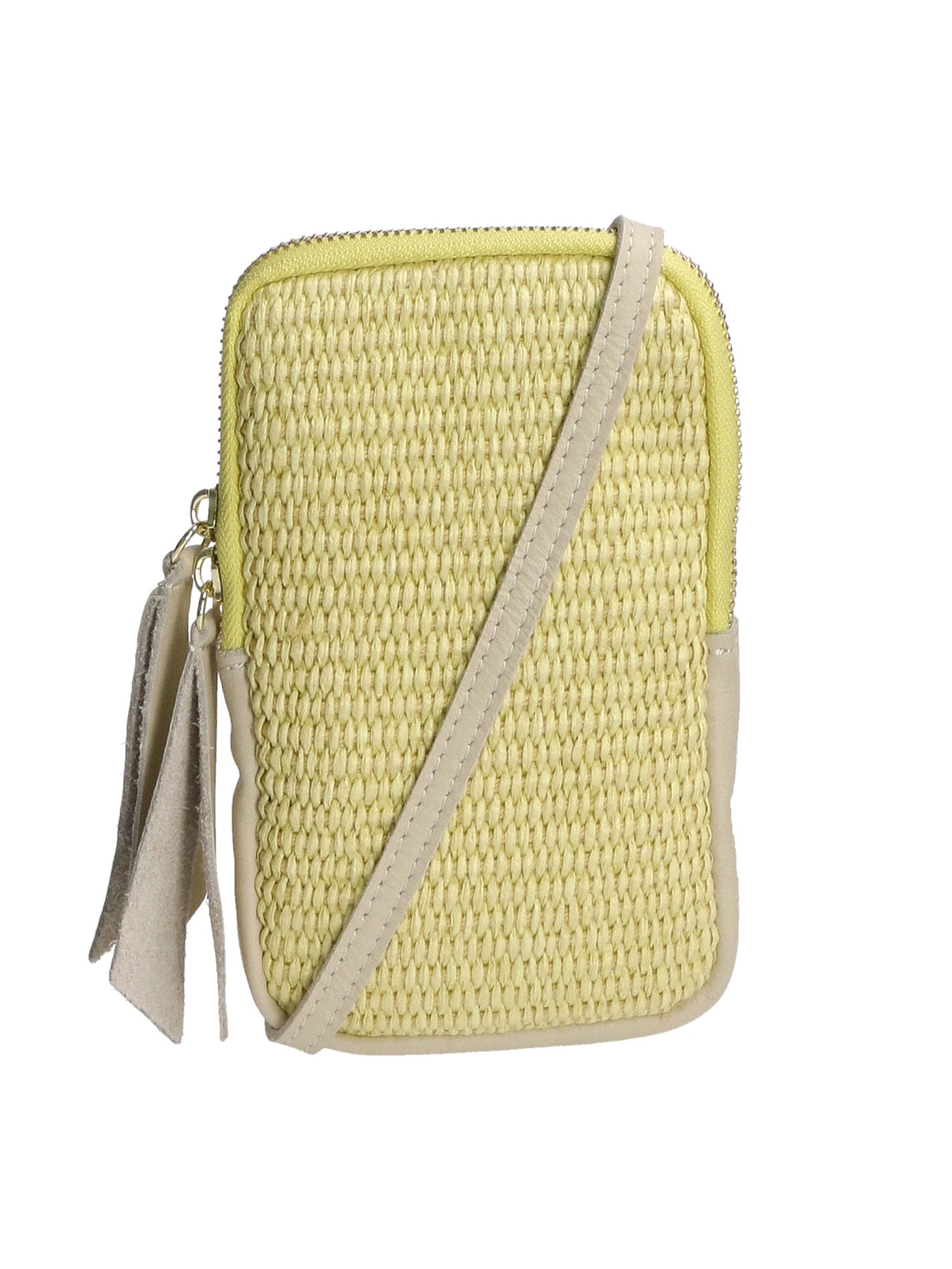 Alessandria Borsa a tracolla da donna Paglia Tabru 05001-S04 GIALLO Gave Lux