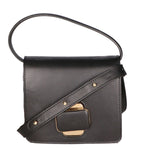 Borsa a tracolla da donna 100% pelle MYB-8035-FW-NERO My Best Bag