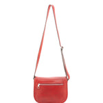 Borsa a tracolla da donna 100% vera pelle 4582-ROSSO Alessia Firenze