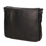 Borsa a tracolla unisex vera pelle 100% pelle SN5862247-BLACK Santini Firenze