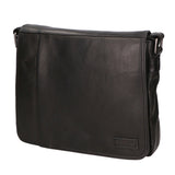 Borsa a tracolla unisex vera pelle 100% pelle SN5862247-BLACK Santini Firenze