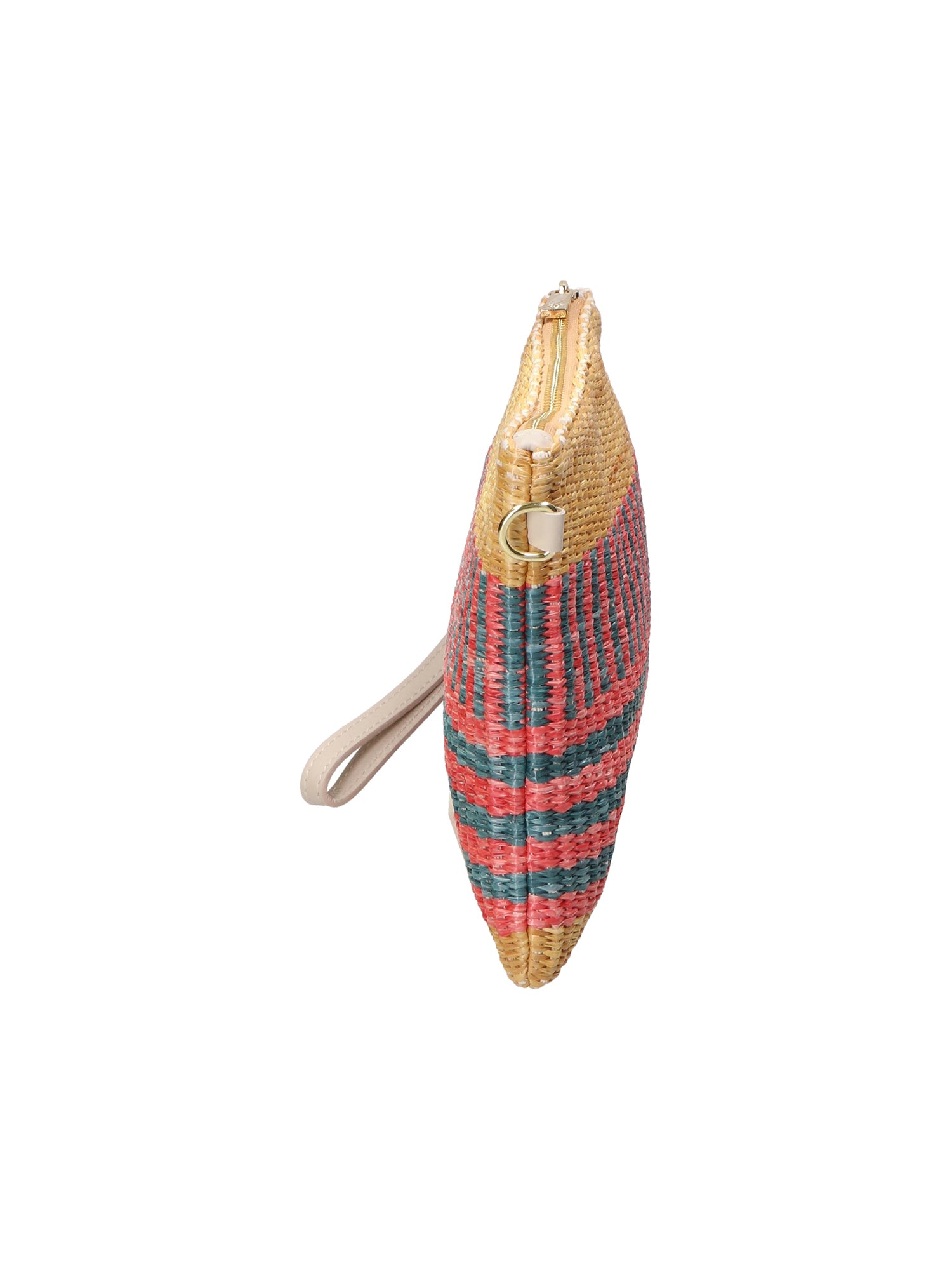 Pochette da donna in paglia Made in Italy MYB-05375-SS-CORALLO STRAW My Best Bag