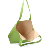 Women's Genuine Leather Hobo Bag Made in Italy 49x38x13 cm