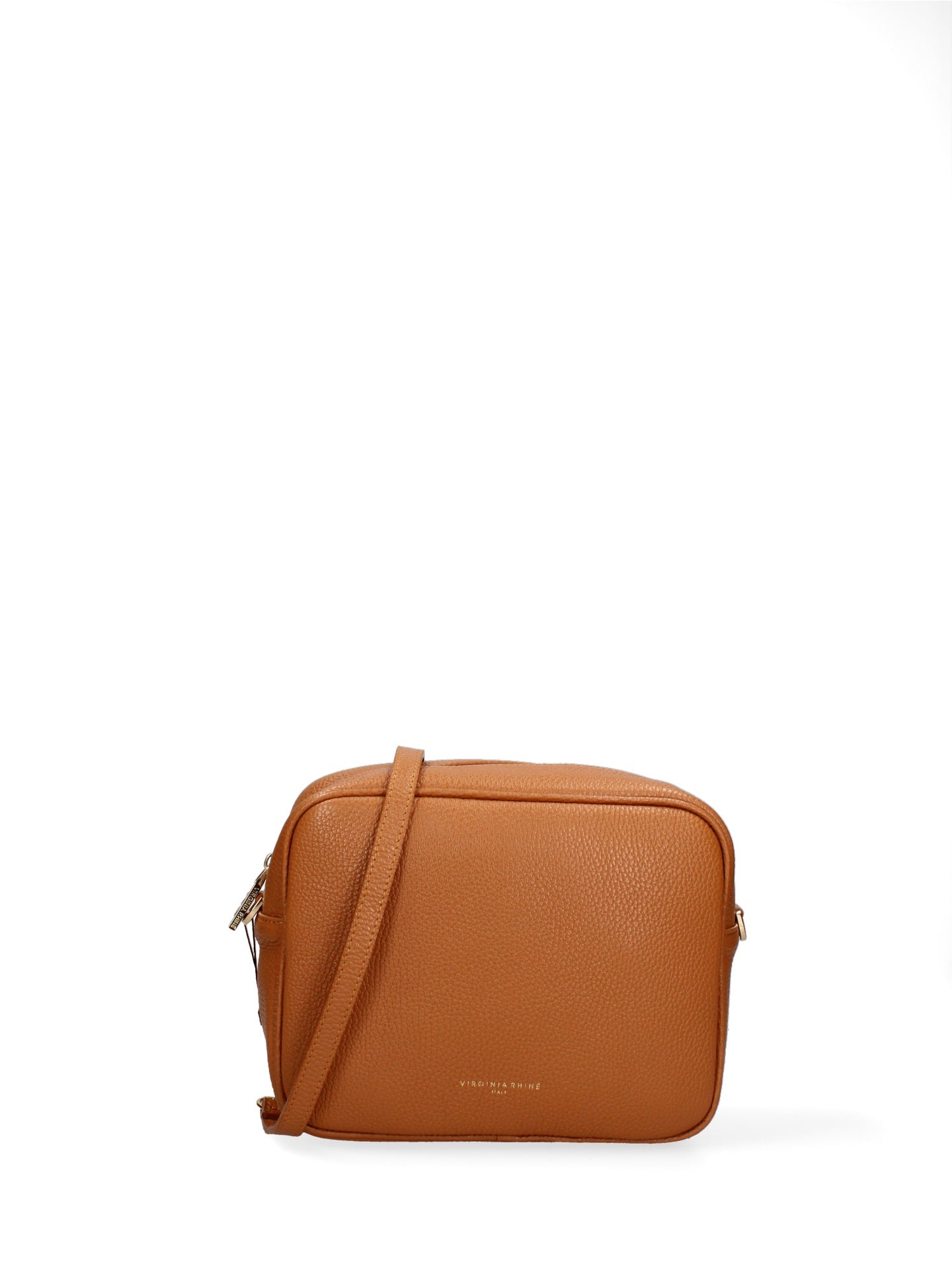 Borsa a Tracolla in Dollaro Leather Cognac