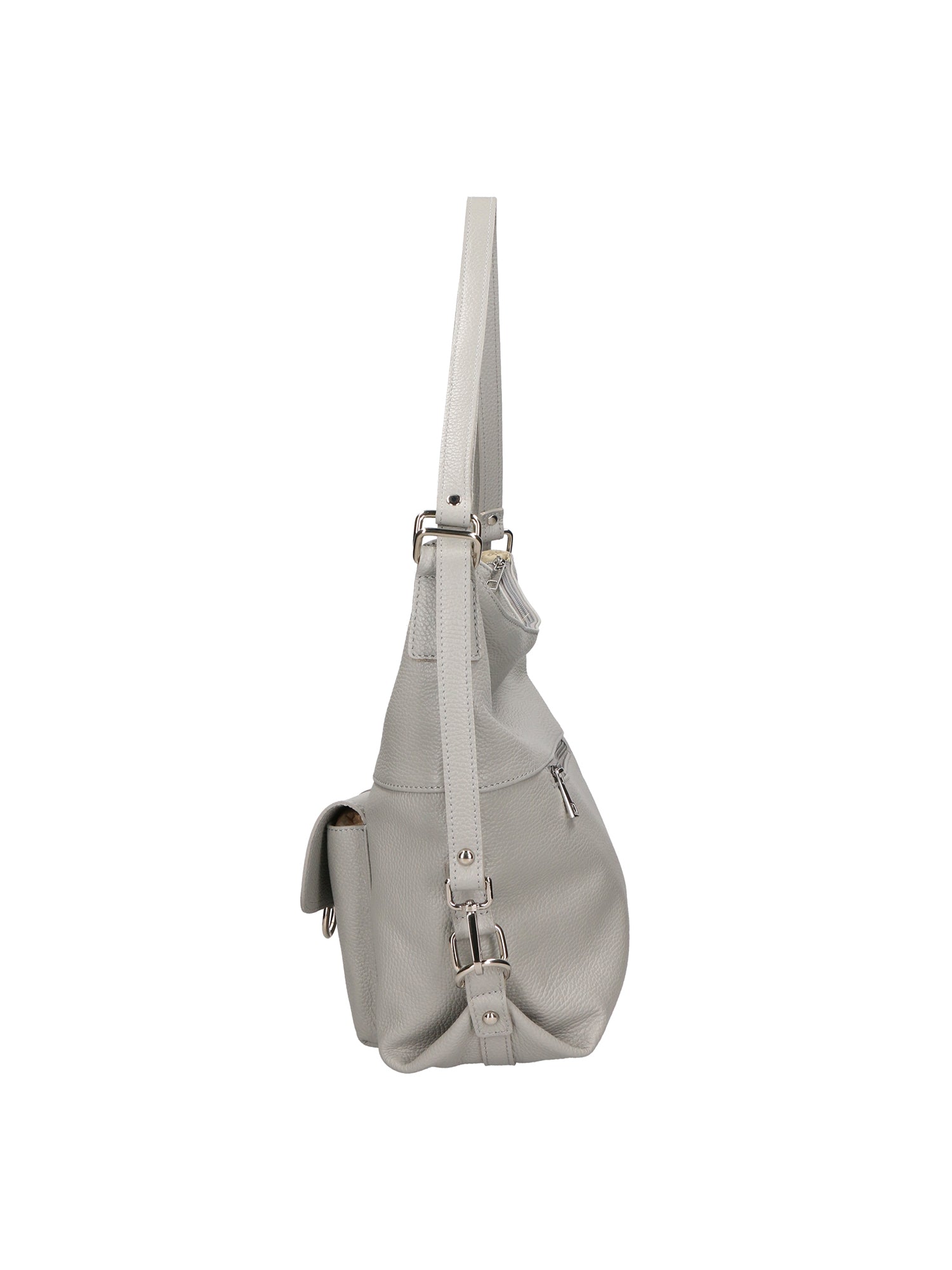 Kesha Borsa a spalla da donna Vera pelle 3301-GRIGIO Gave Lux