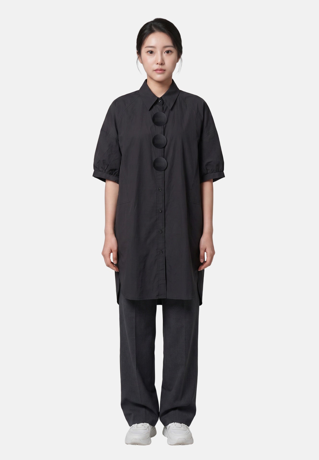 Vestito in Cotone Nero