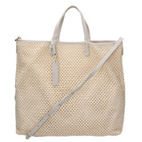 Borsa a mano da donna Paglia e pelle MYB-7027-SS-142 BEIGE My Best Bag