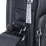 Borsa a tracolla uomo vera pelle Casual BC1485-BLACK B Cavalli