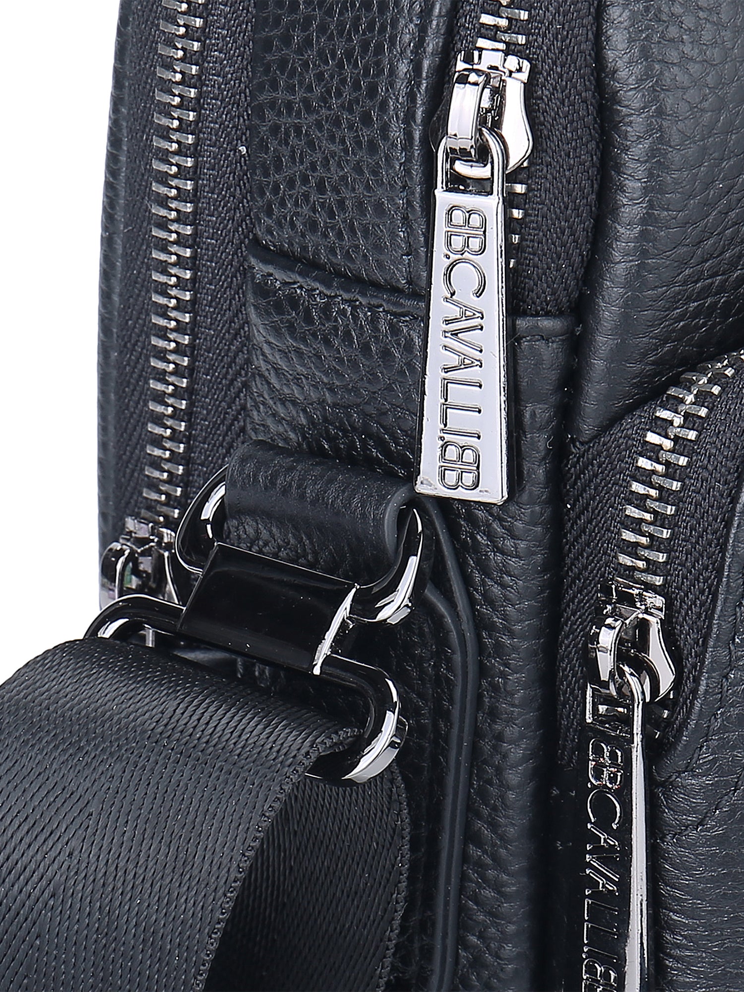 Borsa a tracolla uomo vera pelle Casual BC1485-BLACK B Cavalli