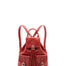 Zaino in vera pelle unisex Made in Italy 4030-ROSSO Alessia Firenze