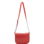 Borsa a tracolla da donna 100% vera pelle 4582-ROSSO Alessia Firenze