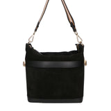 Vera pelle 04163-P218 NERO+SC NERO Borsa a spalla da donna Elowen Ultra Chiara Ferretti