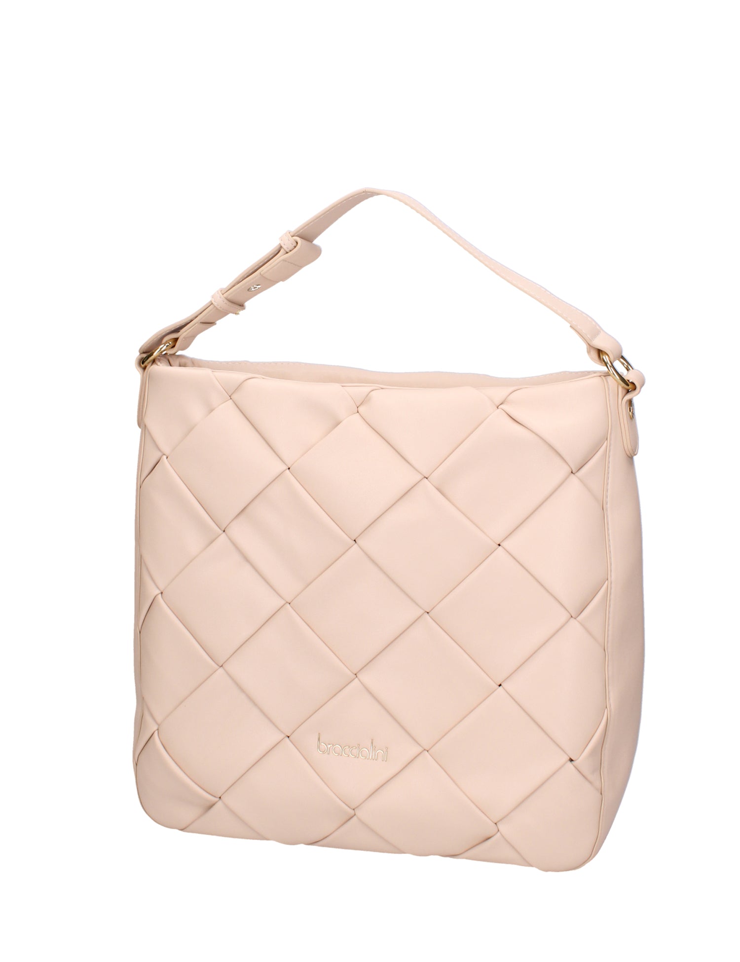 Lisana Borsa a spalla da donna 100% poliuretano B16565-BEIGE Braccialini