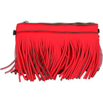 Oxsana Borsa a spalla da donna Neoprene 1311-ROSSO RED Gave Lux