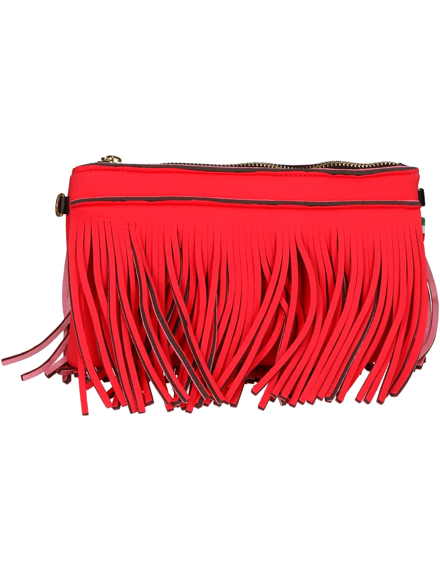 Oxsana Borsa a spalla da donna Neoprene 1311-ROSSO RED Gave Lux