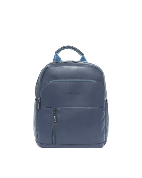 Zaino uomo in ecopelle Casual MO-02PU-BLUE