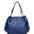 Ereba Borsa a mano da donna Made in Italy 100% pelle 3305-S22 BLUETTE Gave Lux